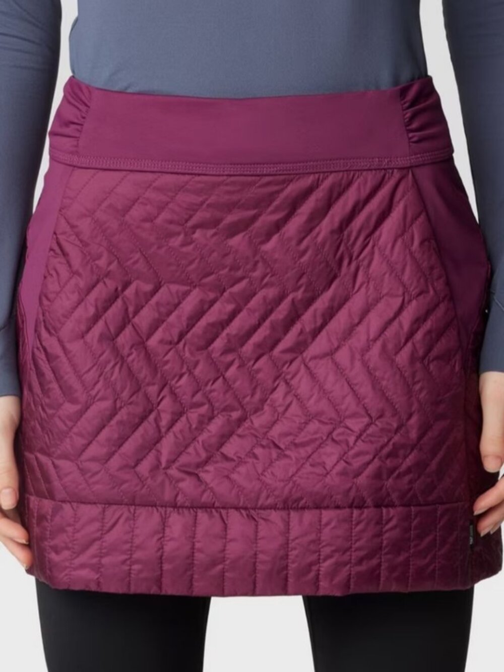 Mountain Hardwear Women's Trekkin Insulated Mini Skirt in Sugar Plum size S NWT